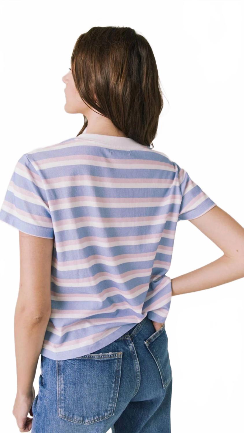 Gimlet Tee In Pastel Stripe