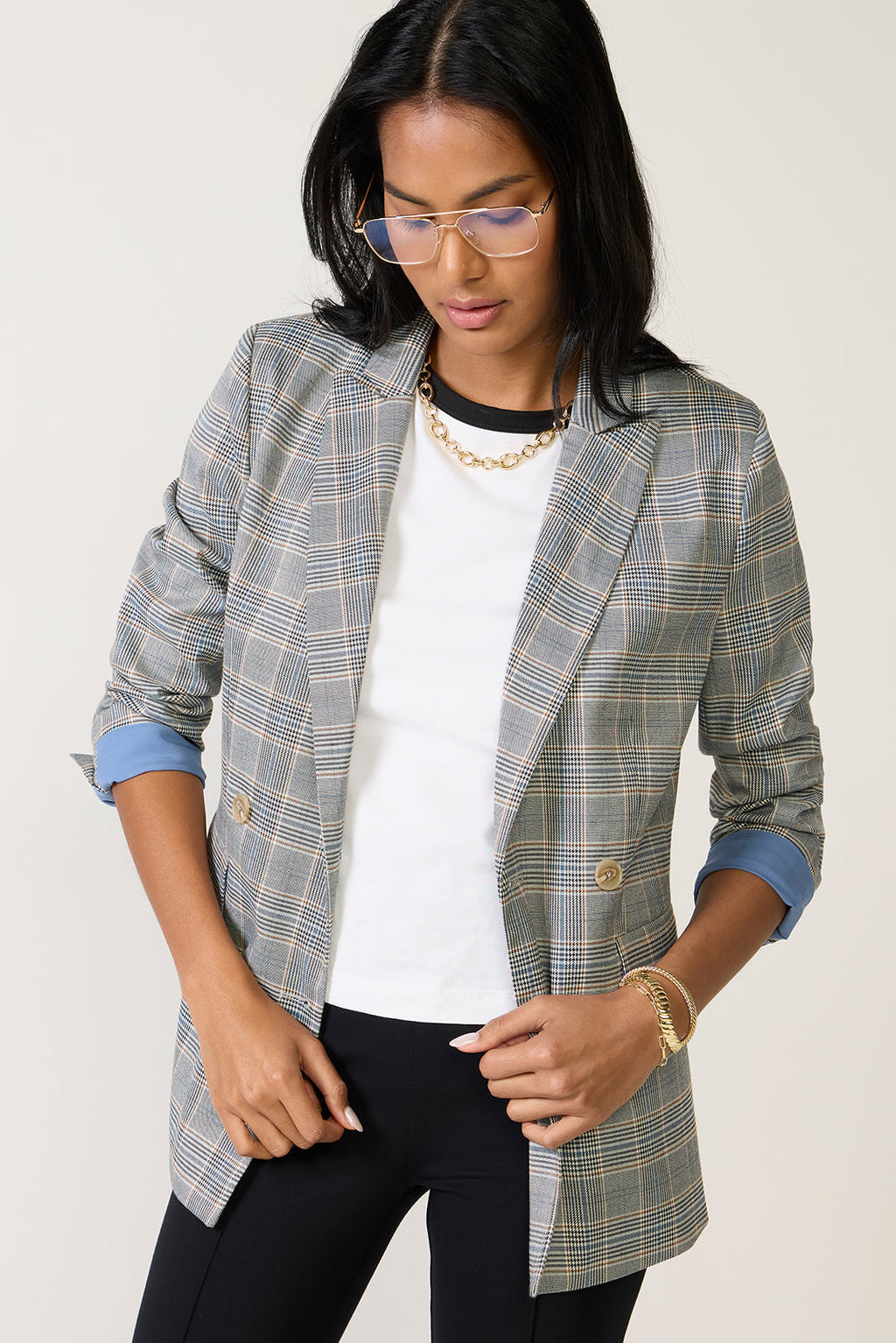 Women's Marcia Plaid Blazer