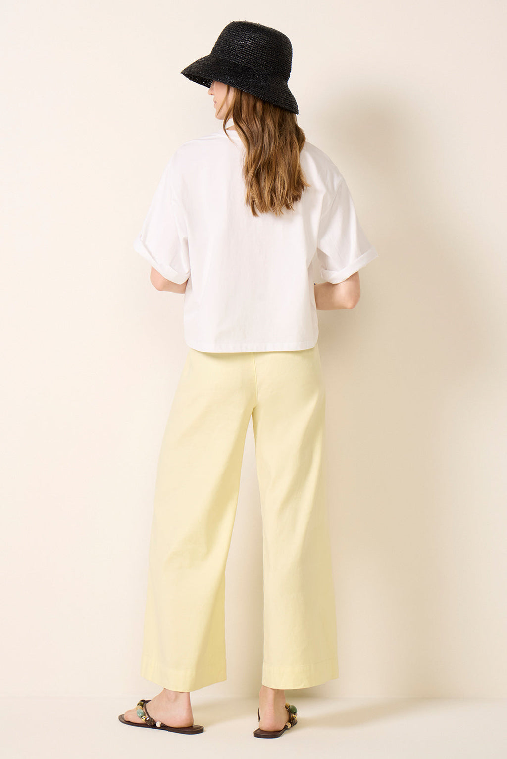 Women's Joelle Stretch Linen Crop Pants