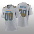 custom Los Angeles Chargers Gray Atmosphere Game jersey Stitched American Football Jerseys