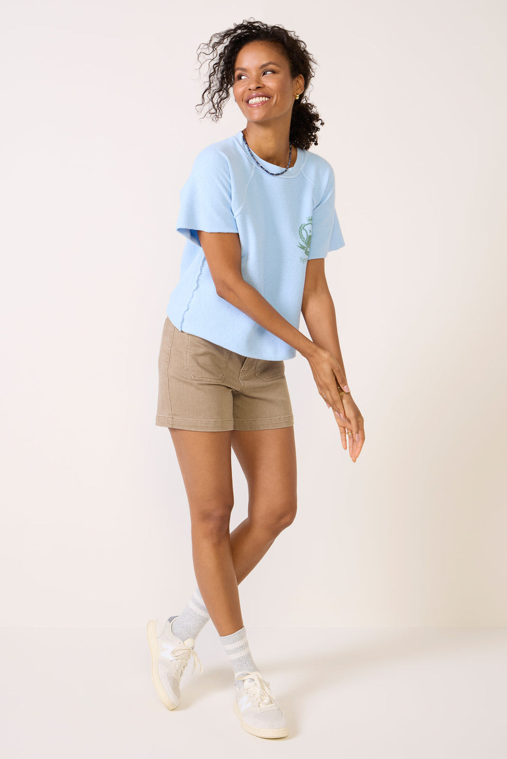 Women's Sports Club Cut Off Sweatshirt