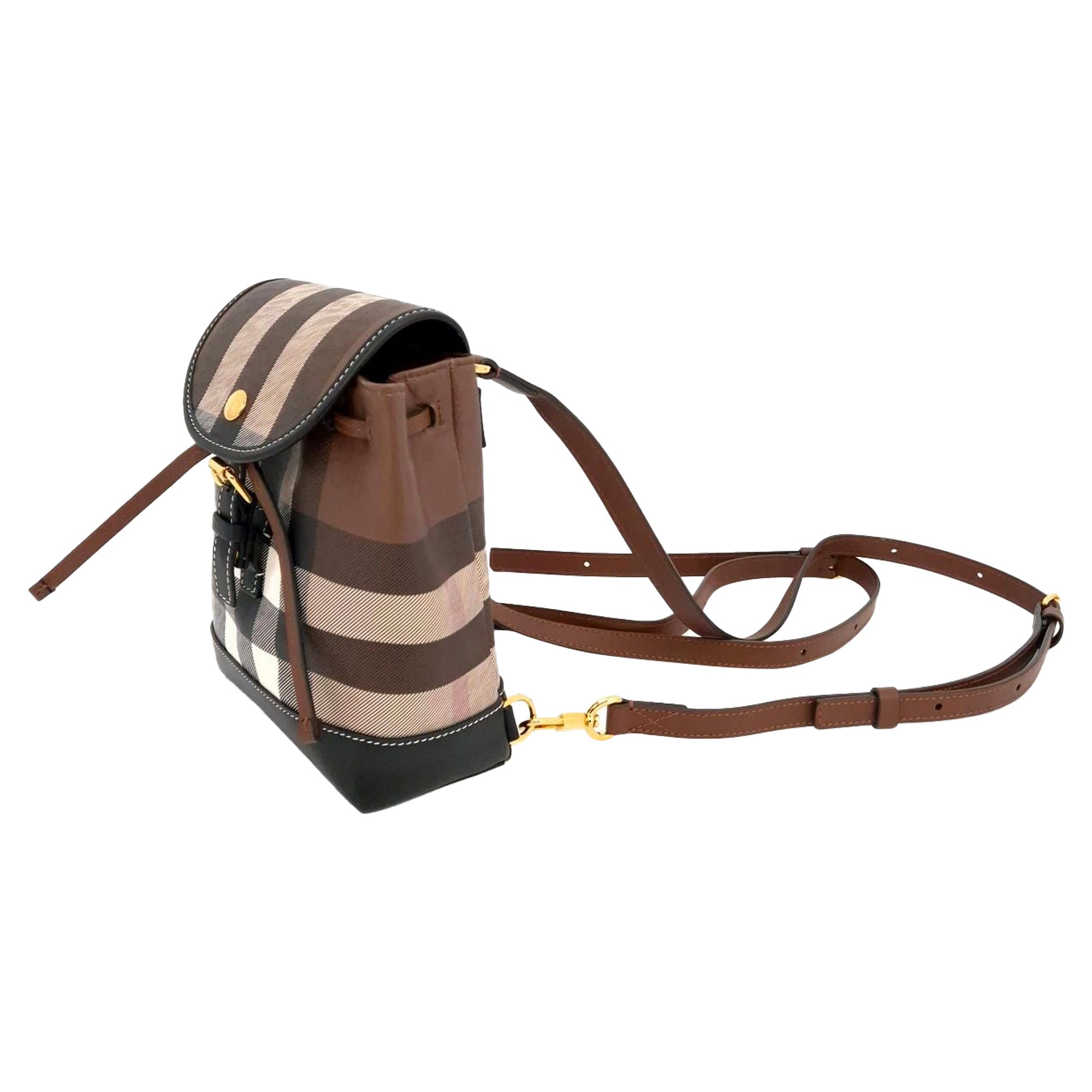 Canvas Check Micro Backpack