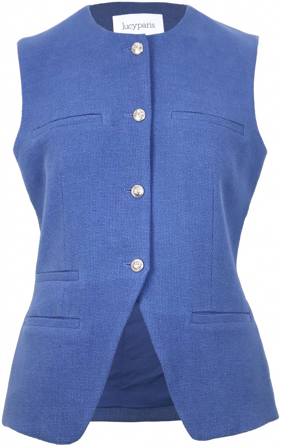 Elliott Vest In Periwinkle
