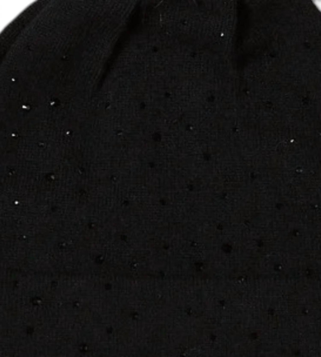 Women's Crystal Hat In Black