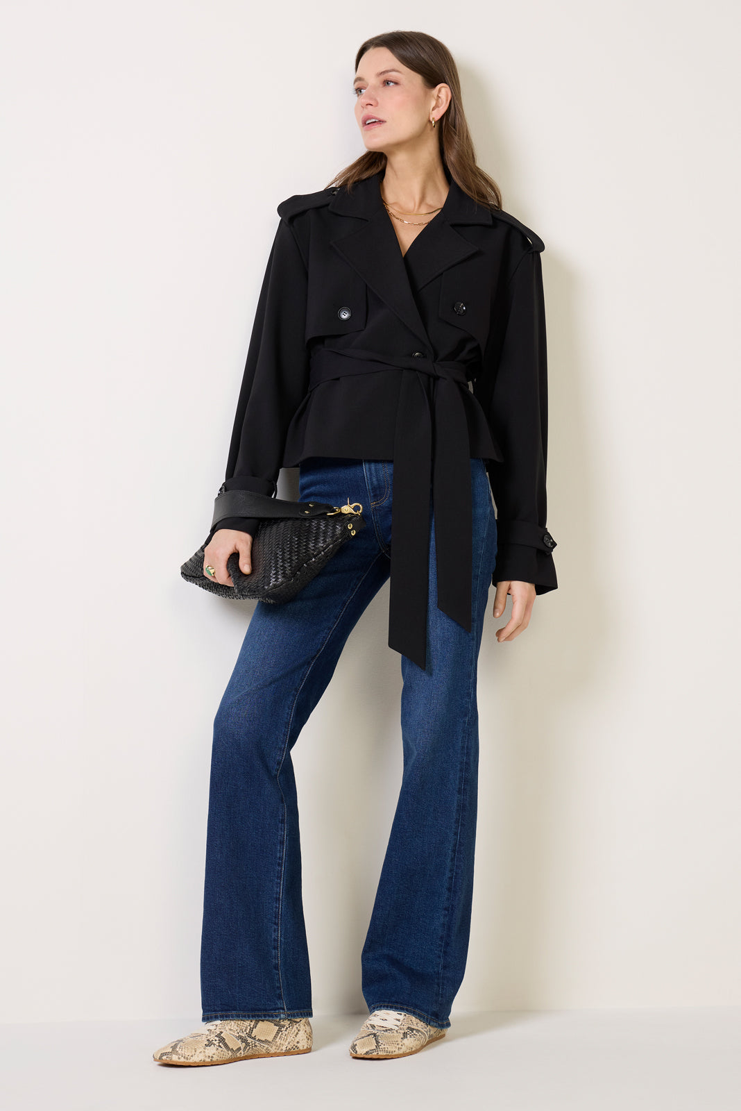 Women's The Cropped Charles Trench