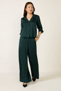 Women's Isolde Wide Leg Satin Pants