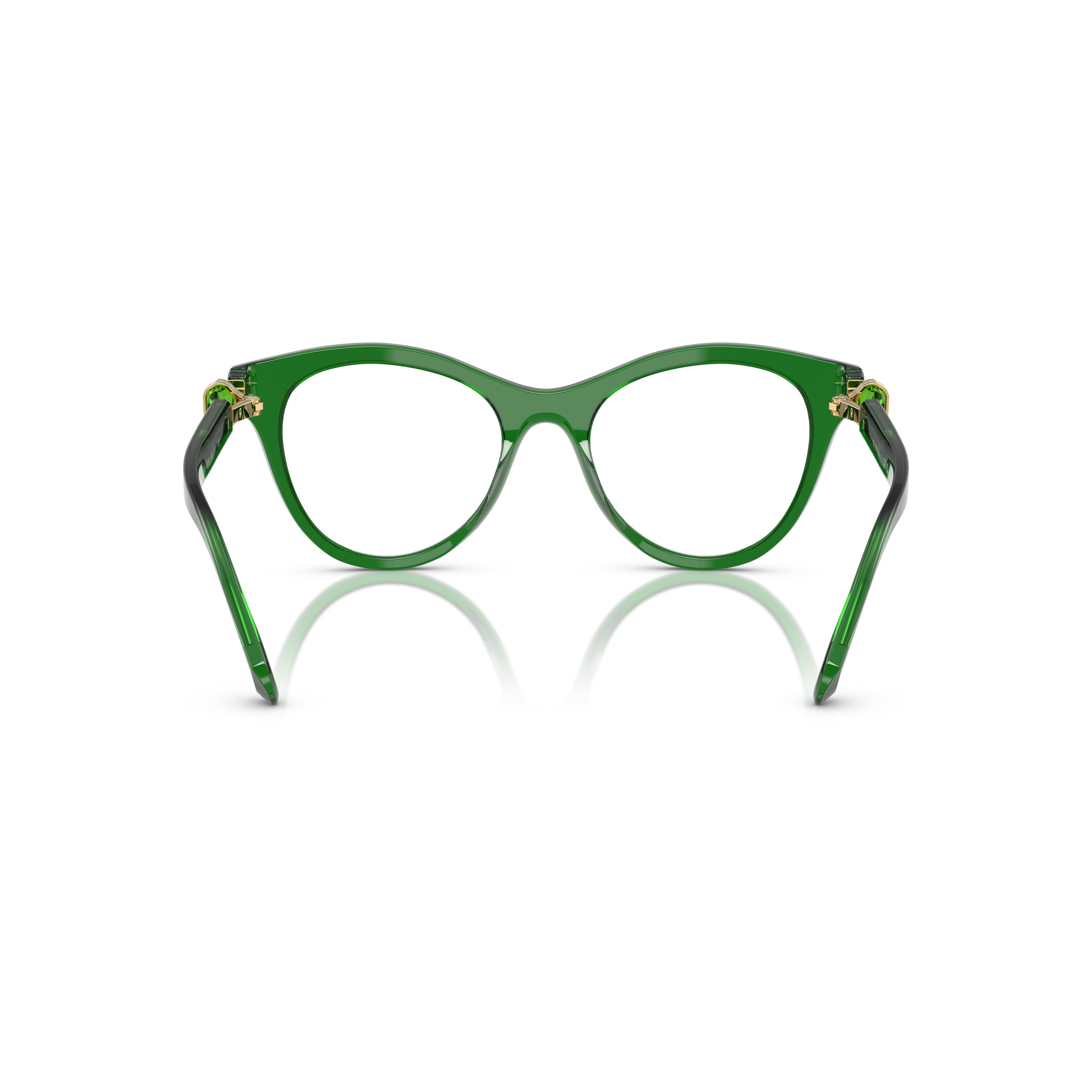 Cat-Eye Sunglasses With Tortoiseshell Acetate Frame And Gold Accents