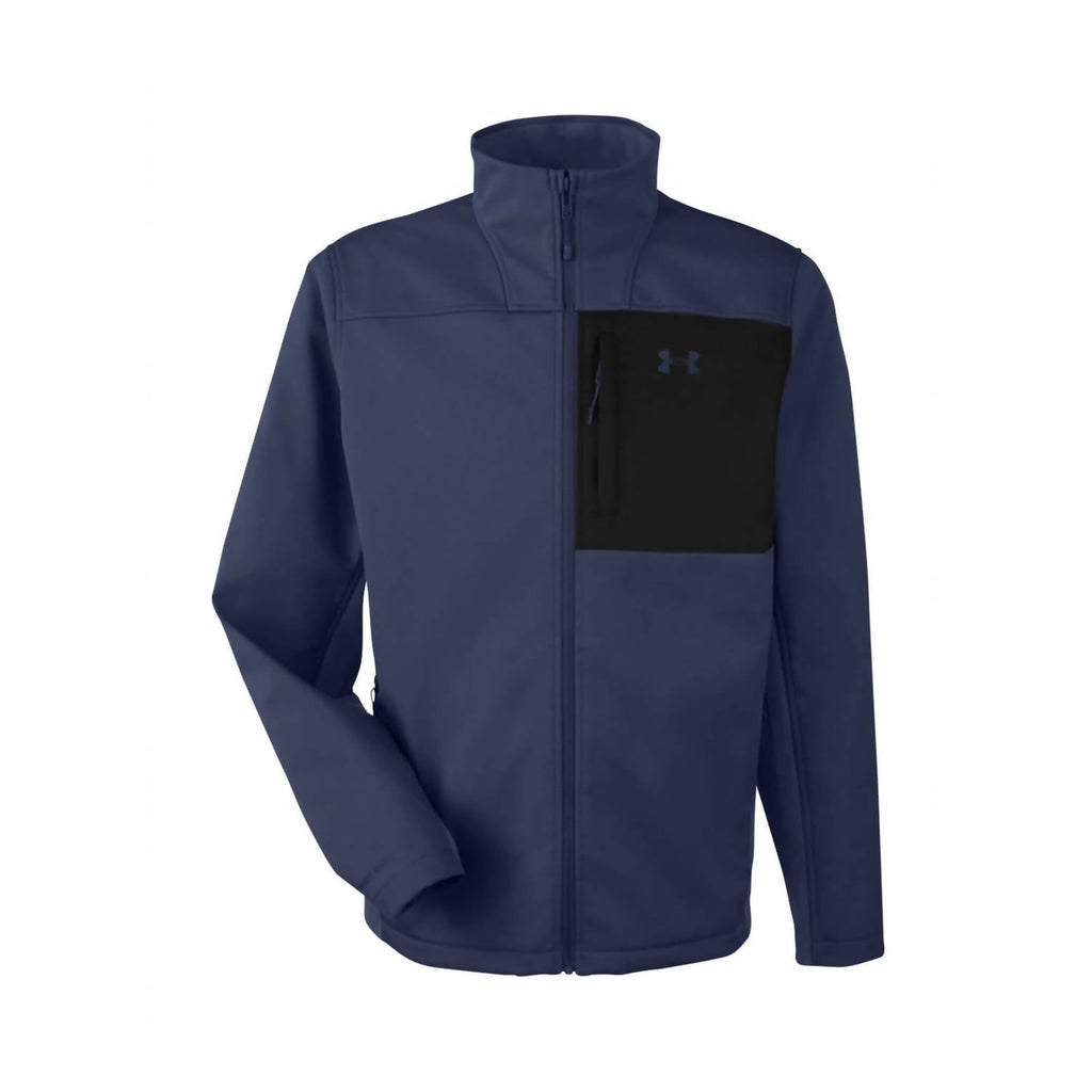 Men's Coldgear Infrared Shield 2.0 Soft Shell Jacket In Midnight Navy