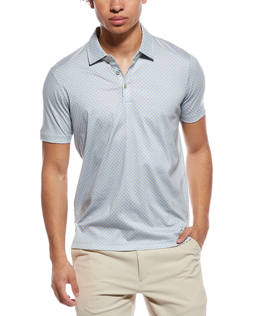 Raffi Mini Geo Print Polo Shirt