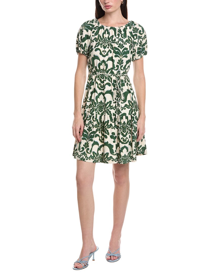 Maison Tara Printed Ity Mini Dress