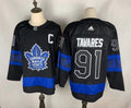 Men's Toronto Maple Leafs John Tavares #91 Black Player Game jersey