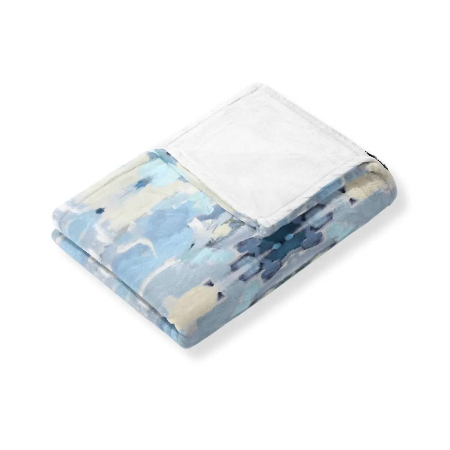 Ocean Breeze Fleece Blanket In Blue