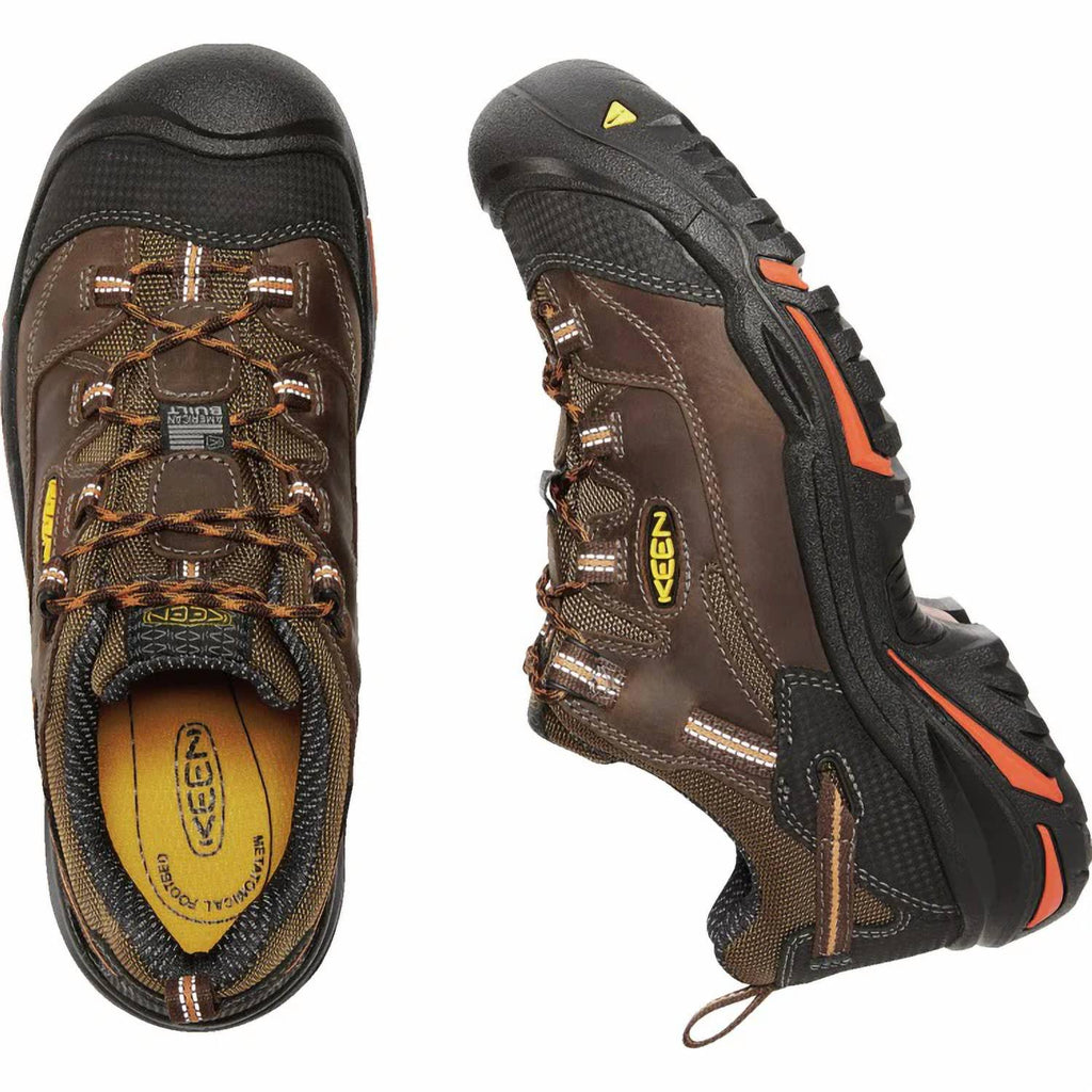 Men's Braddock Low Soft Toe Work Shoes In Cascade Orange Ochre