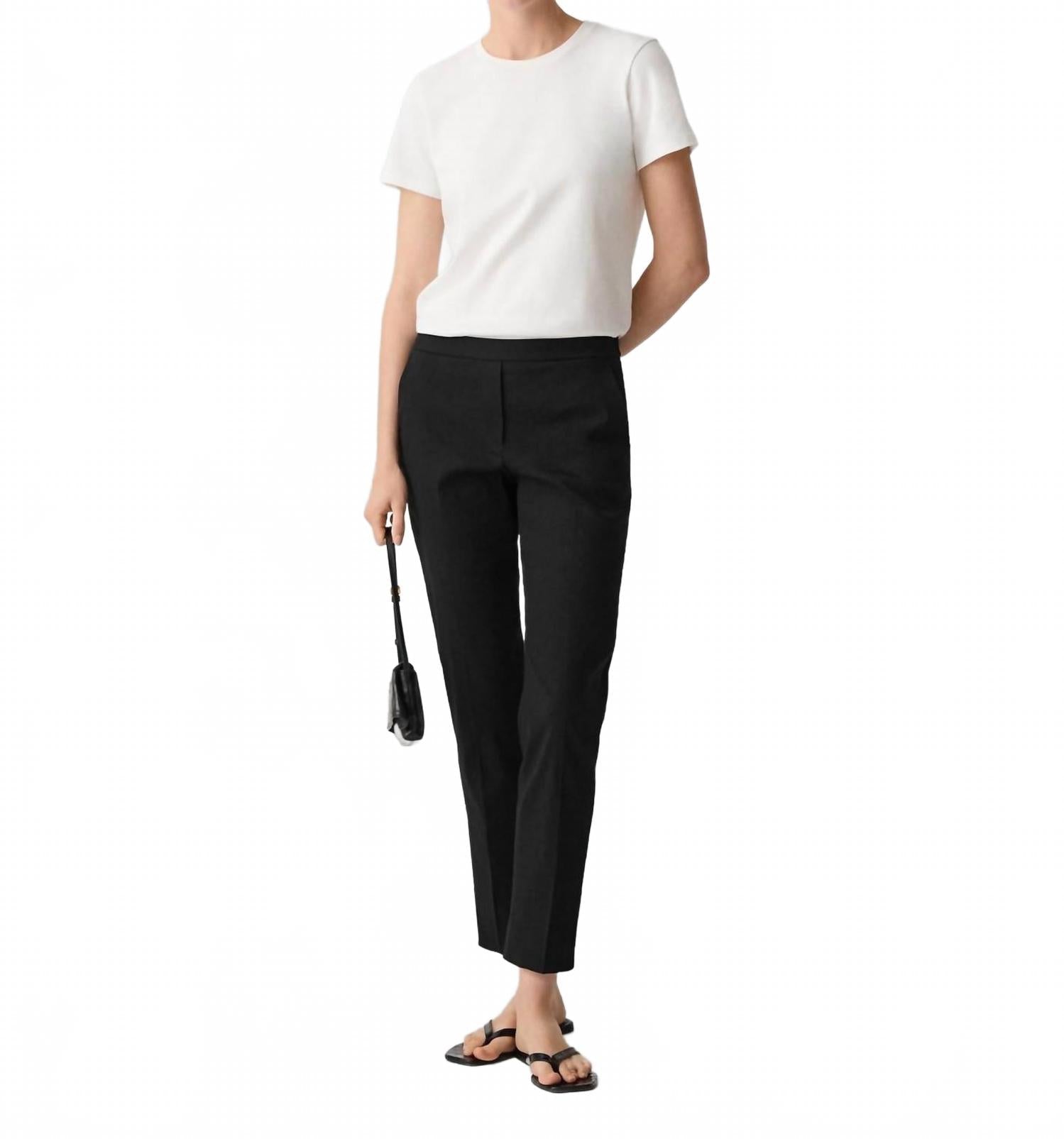 Treeca Pull On Pant In Black