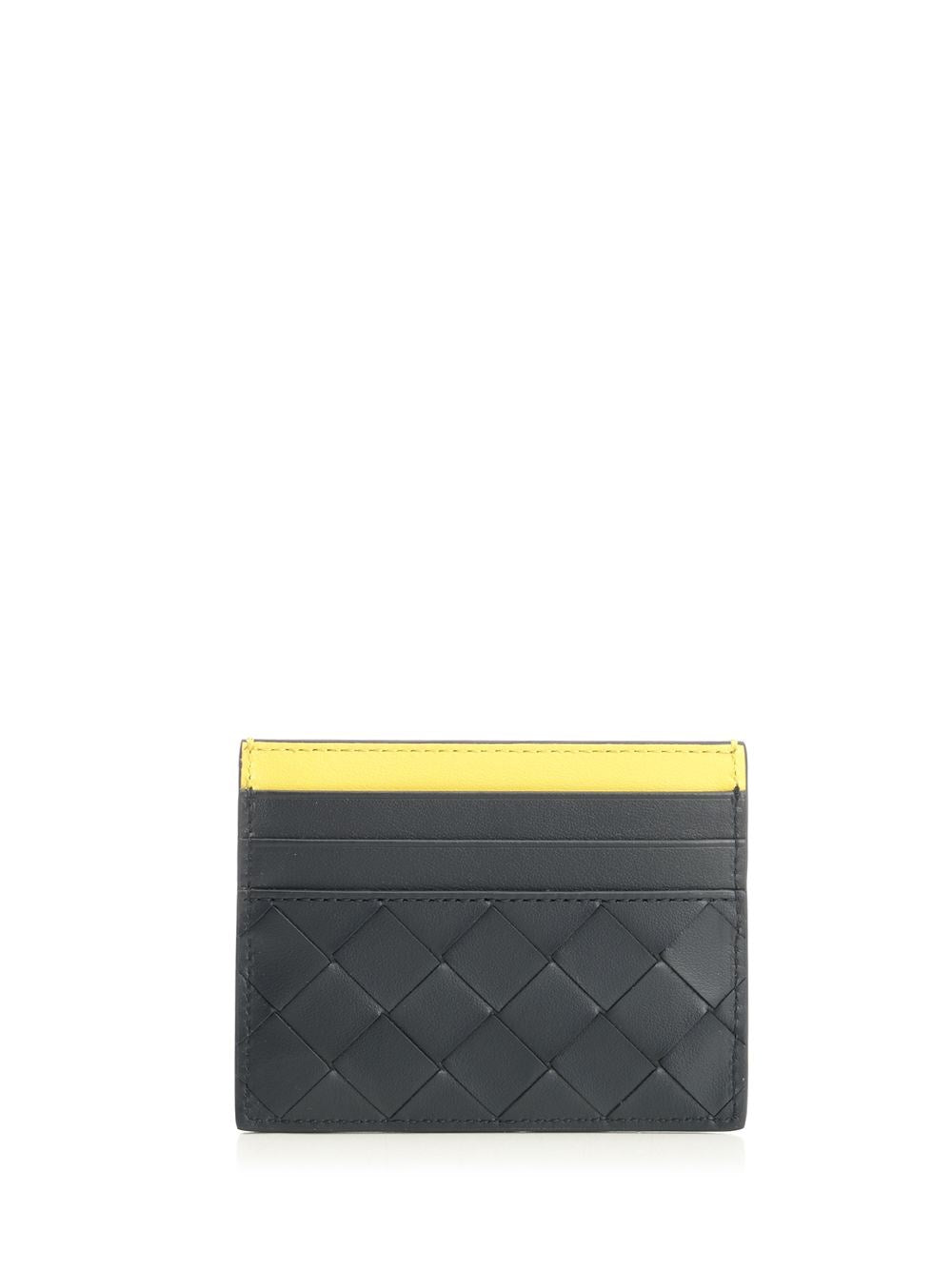 Bottega Veneta Men Braided Credit Card Holder