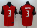 Men's Tampa Bay Buccaneers Jameis Winston #3 Red Team Game Jersey1