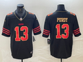 Men's San Francisco 49ers Brock Purdy #13 Black Player Game Jersey1
