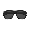 Gg1712S Bold Rectangular Sunglasses with Metallic Accents