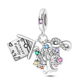 Family Infinity Triple Dangle Charm