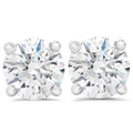 1.50ct Lab Grown Diamond Studs 14k White Gold Screw Backs
