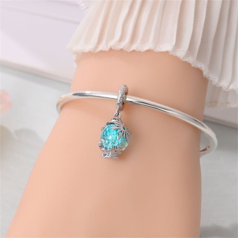 Frozen Crystal Globe Dangle Charm
