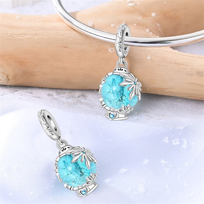Frozen Crystal Globe Dangle Charm