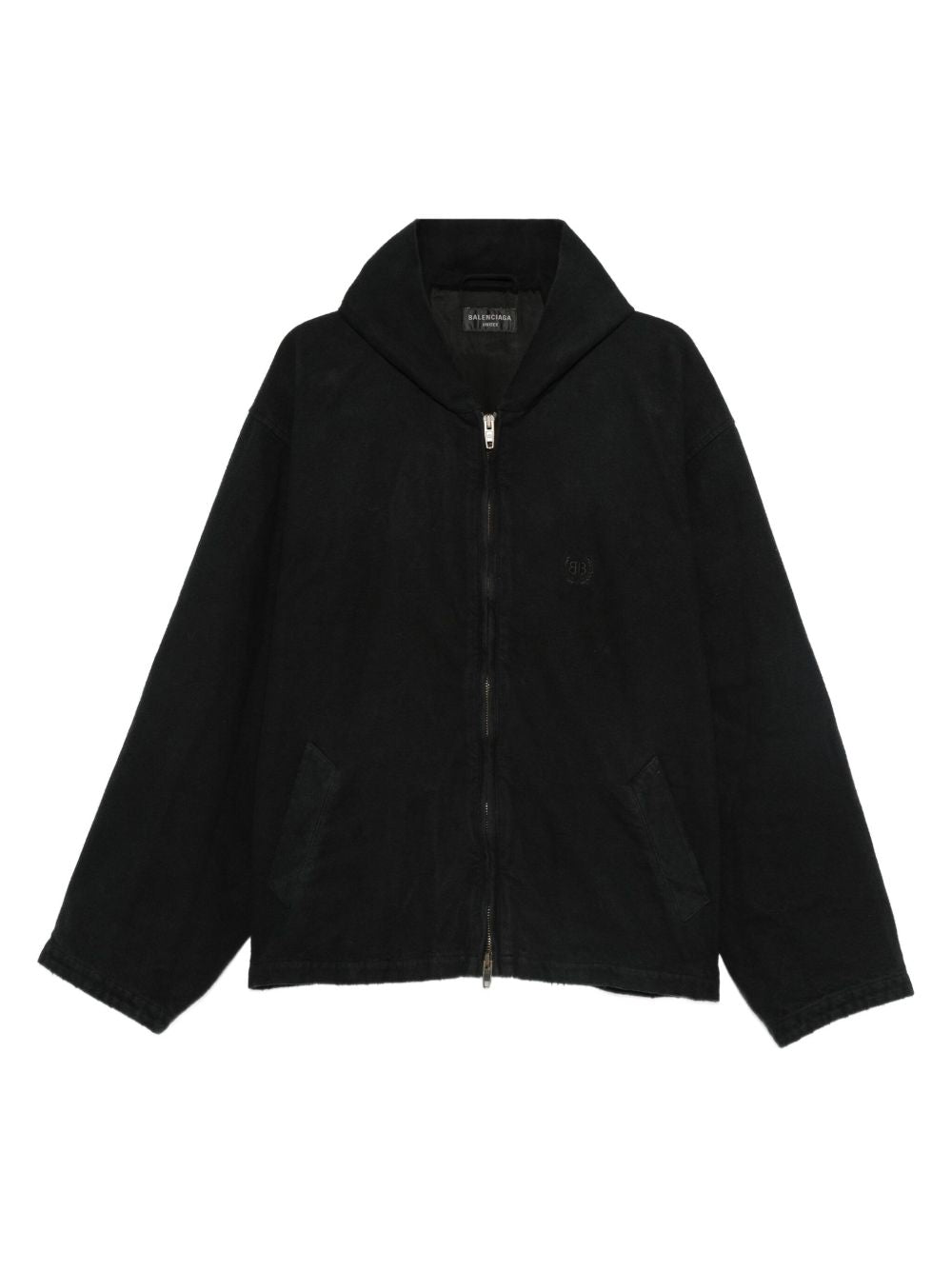 Balenciaga Men Flanned Hooded Jacket