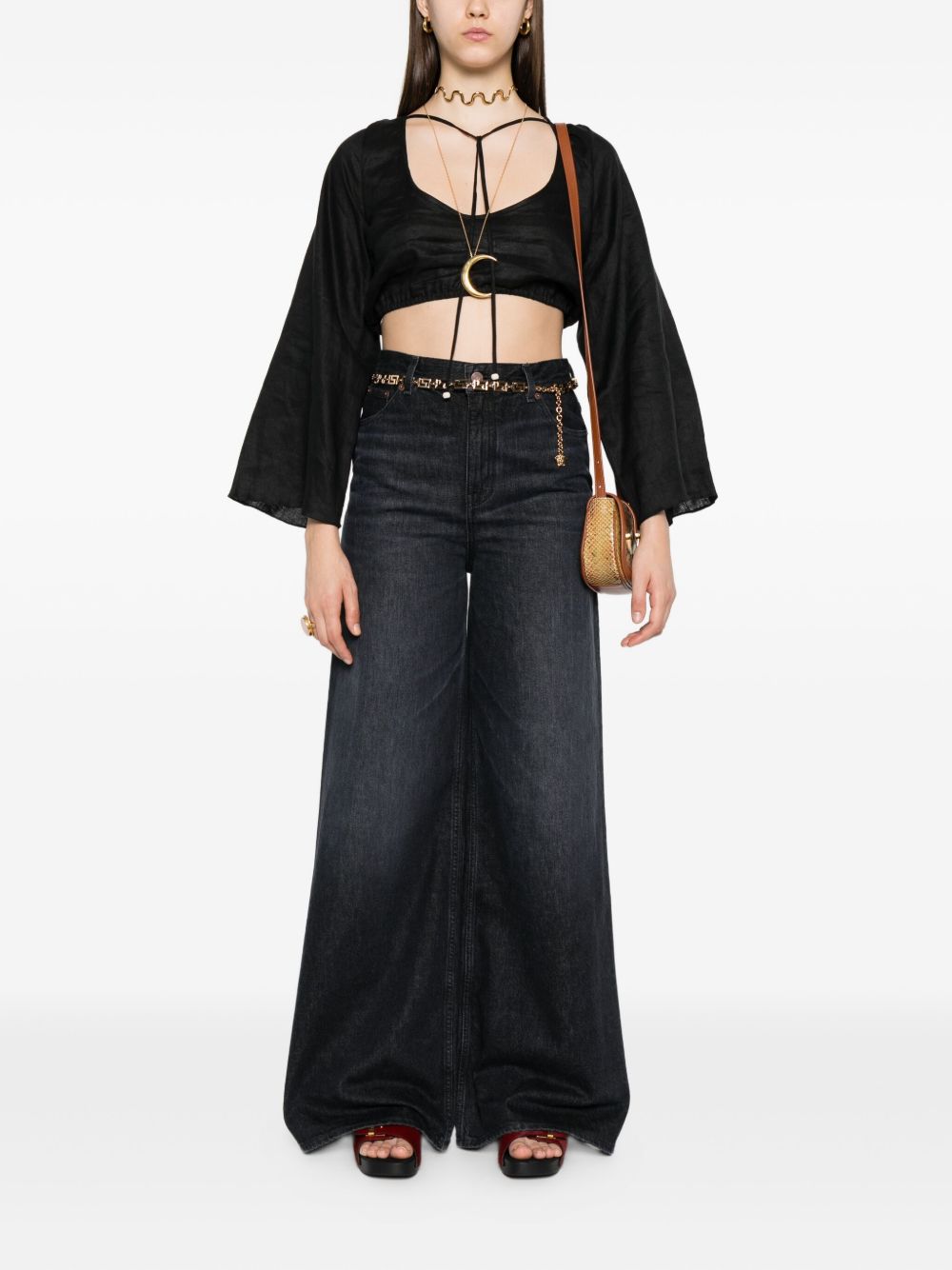 Chloé Women Wide-Leg Denim Jeans