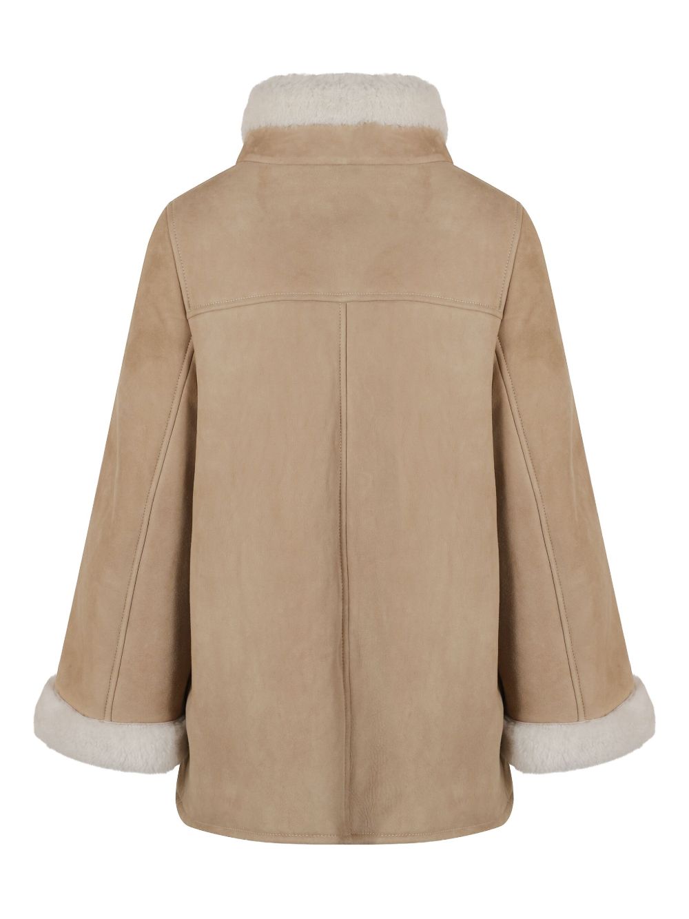 Fay Women Leather Shealing Cape