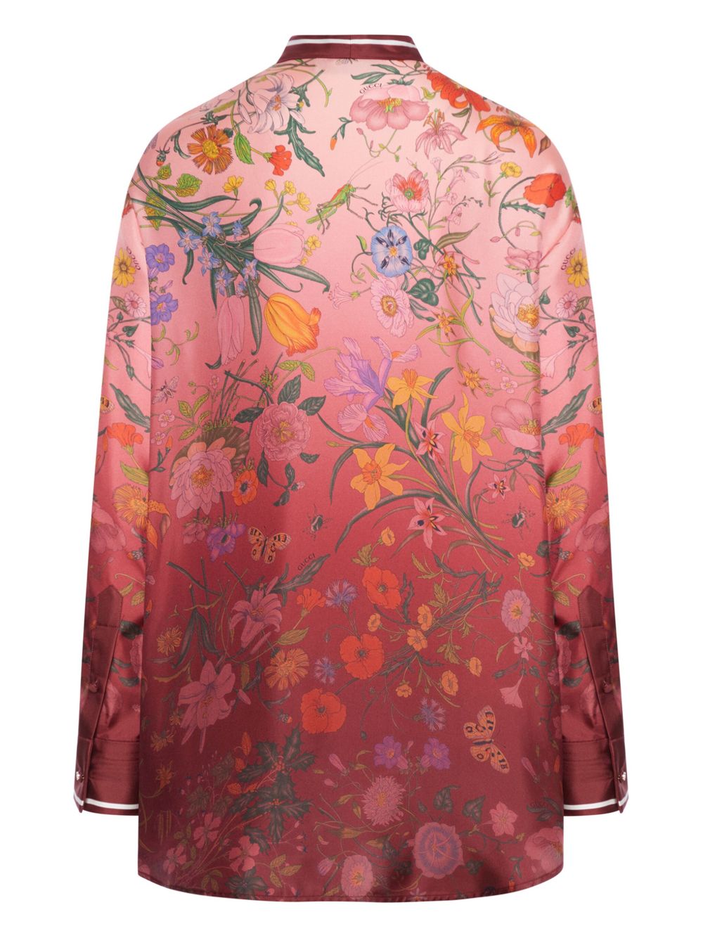 Gucci Women Printed Silk Shirt