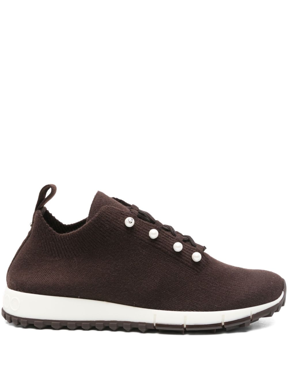Jimmy Choo Women Veles Pearl Embellished Sneakers
