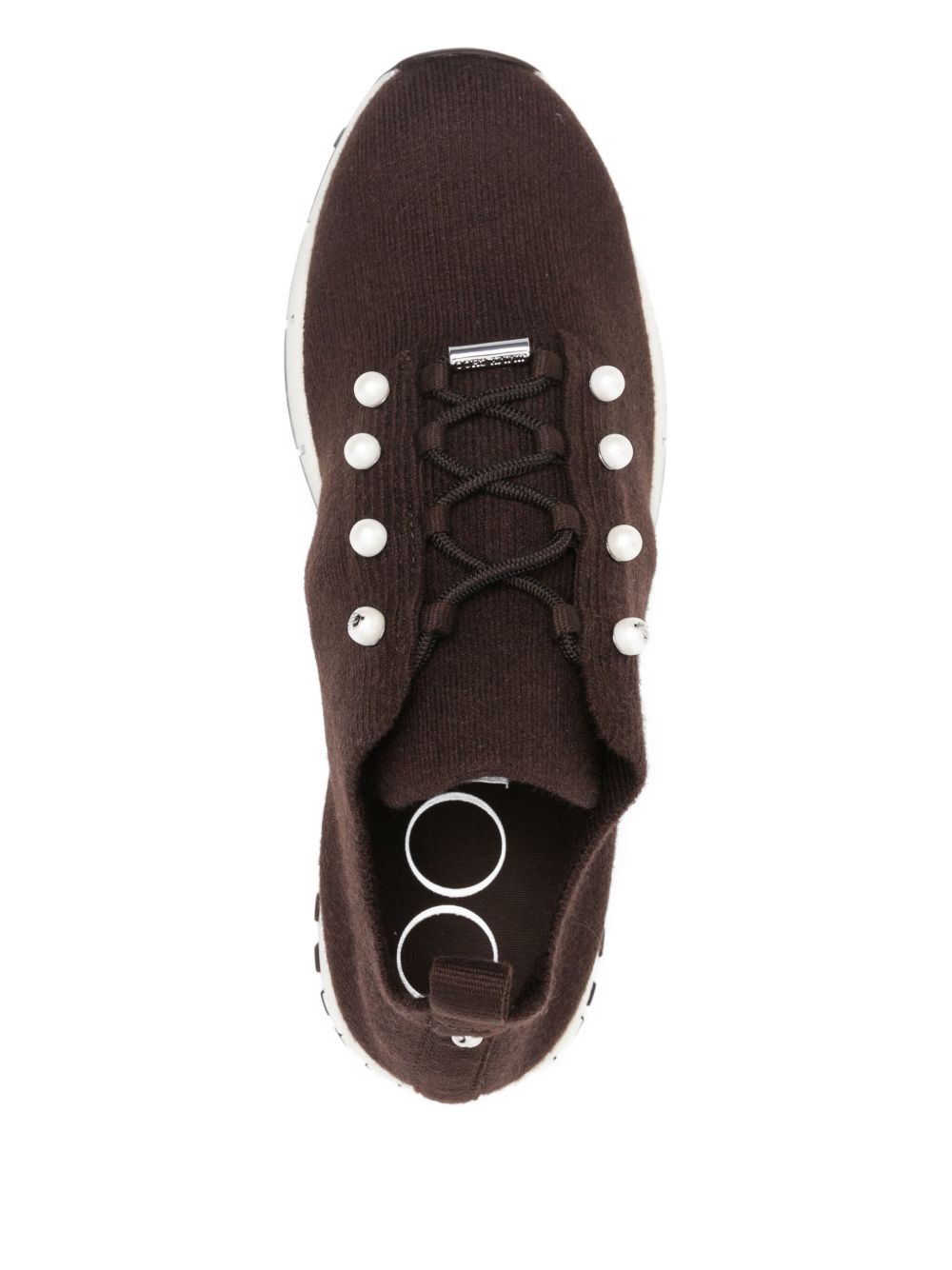 Jimmy Choo Women Veles Pearl Embellished Sneakers
