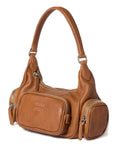 Miu Miu Women Pocket Leather Shoulder Bag