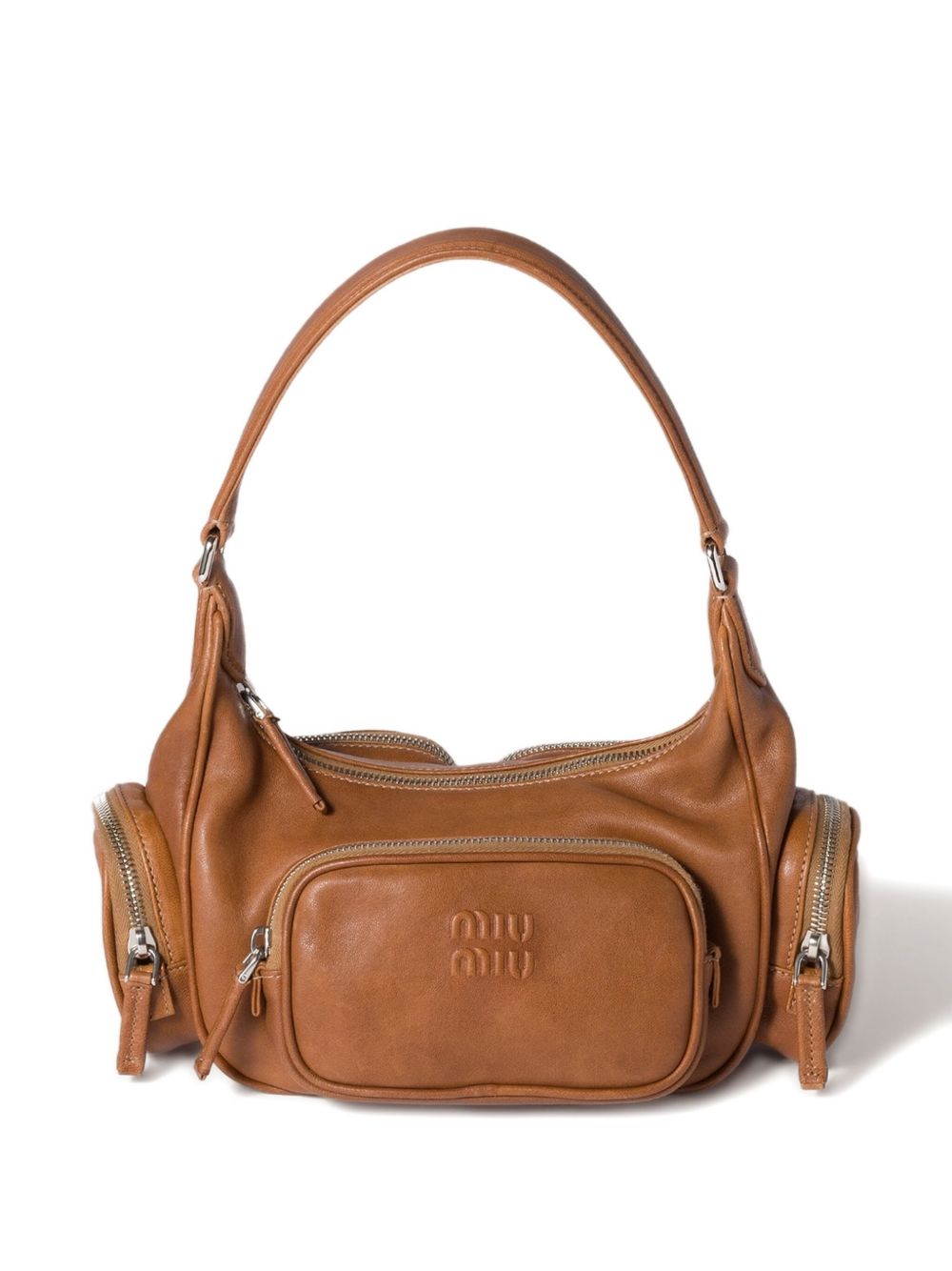Miu Miu Women Pocket Leather Shoulder Bag