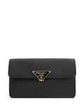 Prada Women Prada Arqué Saffiano Leather Shoulder Bag