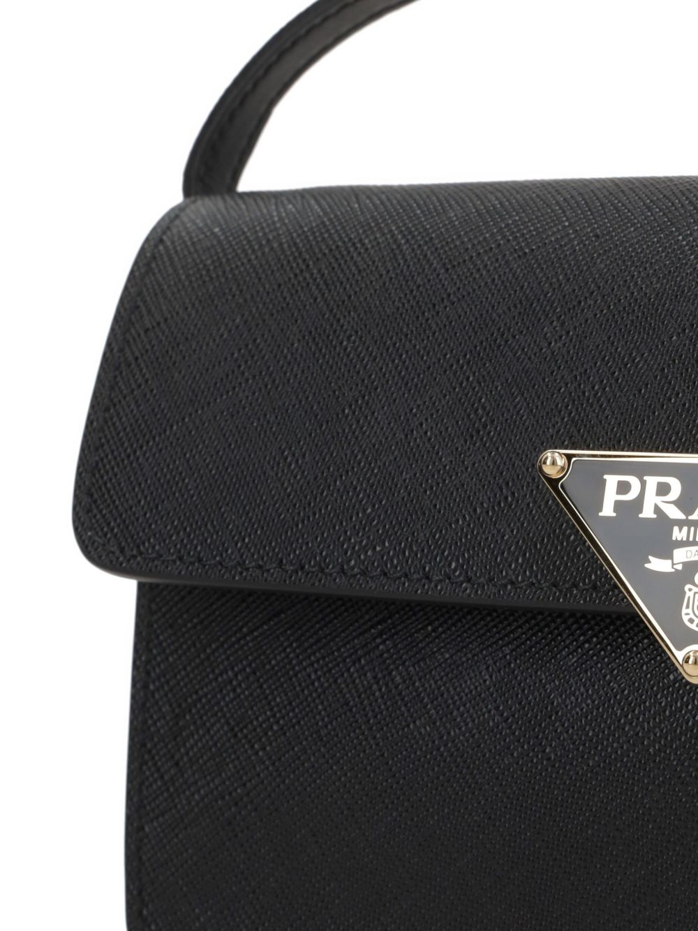 Prada Women Prada Arqué Saffiano Leather Shoulder Bag