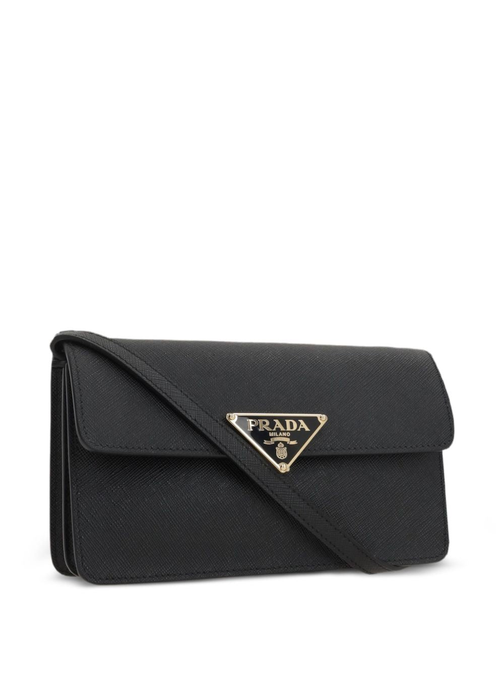 Prada Women Prada Arqué Saffiano Leather Shoulder Bag