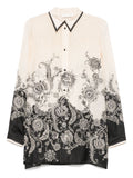 Zimmermann Women Rhiannon Printed Silk Shirt