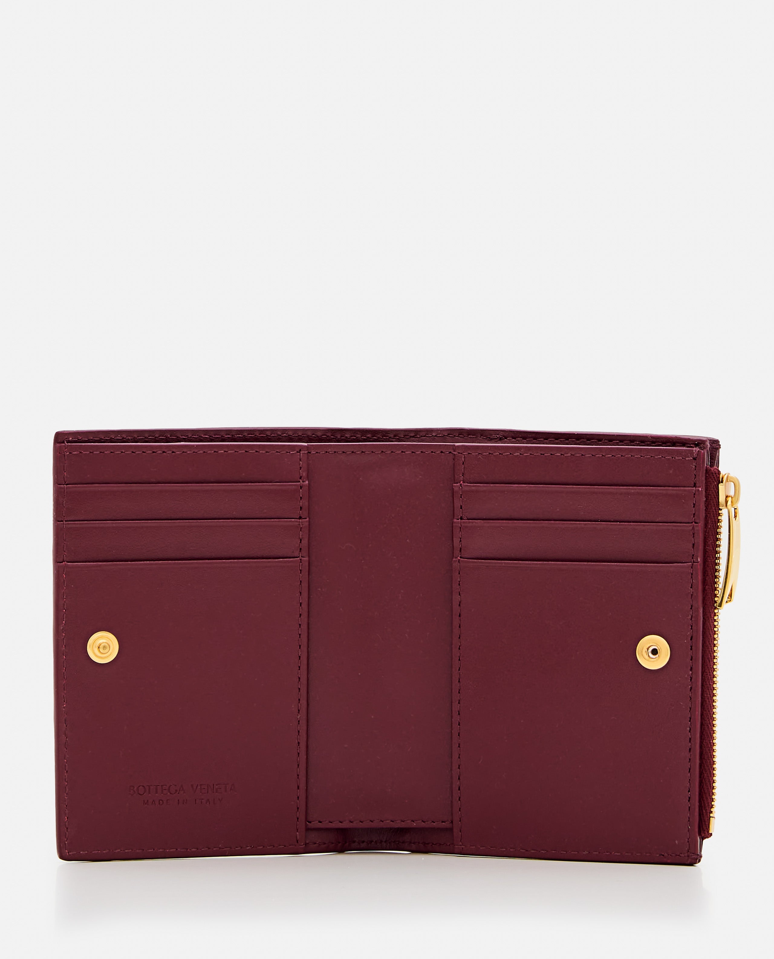 Bottega Veneta Women Leather Card-Holder Intrecciato