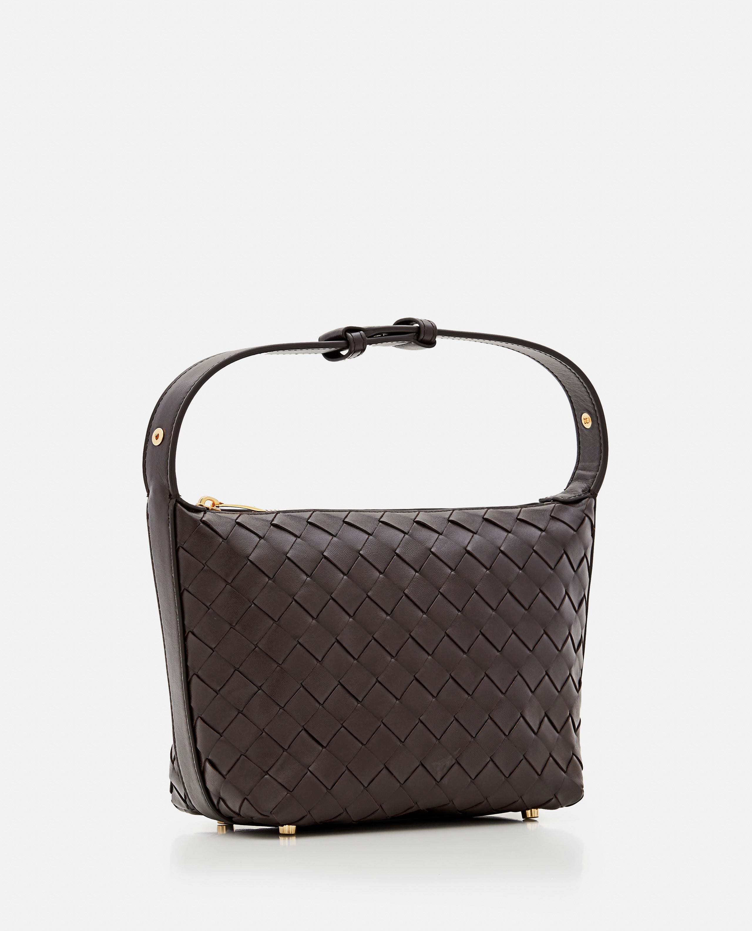 Bottega Veneta Women Mini Wallace Leather Shoulder Bag