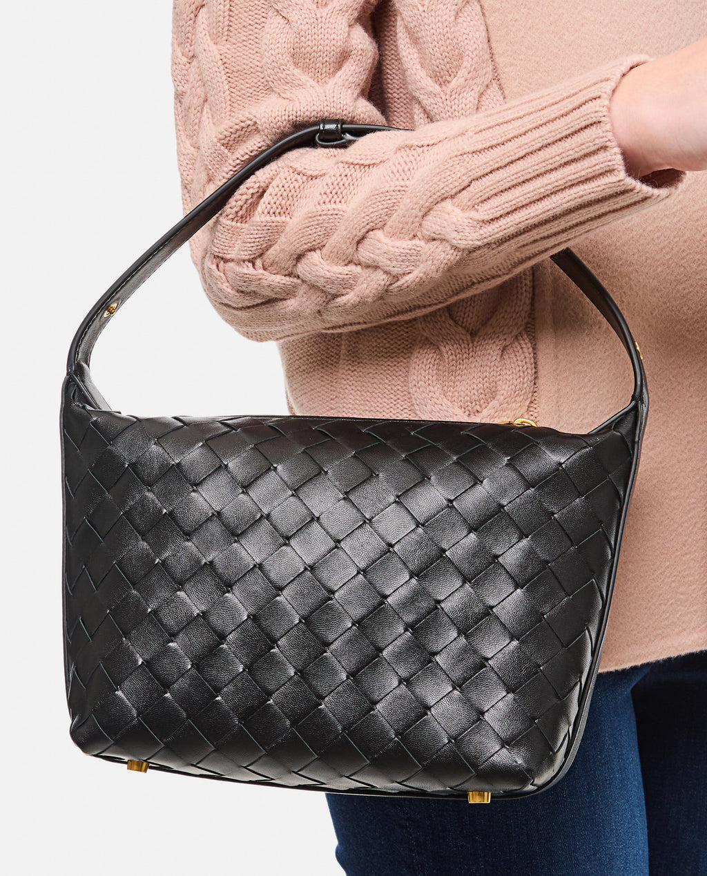 Bottega Veneta Women Mini Wallace Leather Shoulder Bag