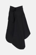Bottega Veneta Women Cotton Midi Asymmetric Skirt