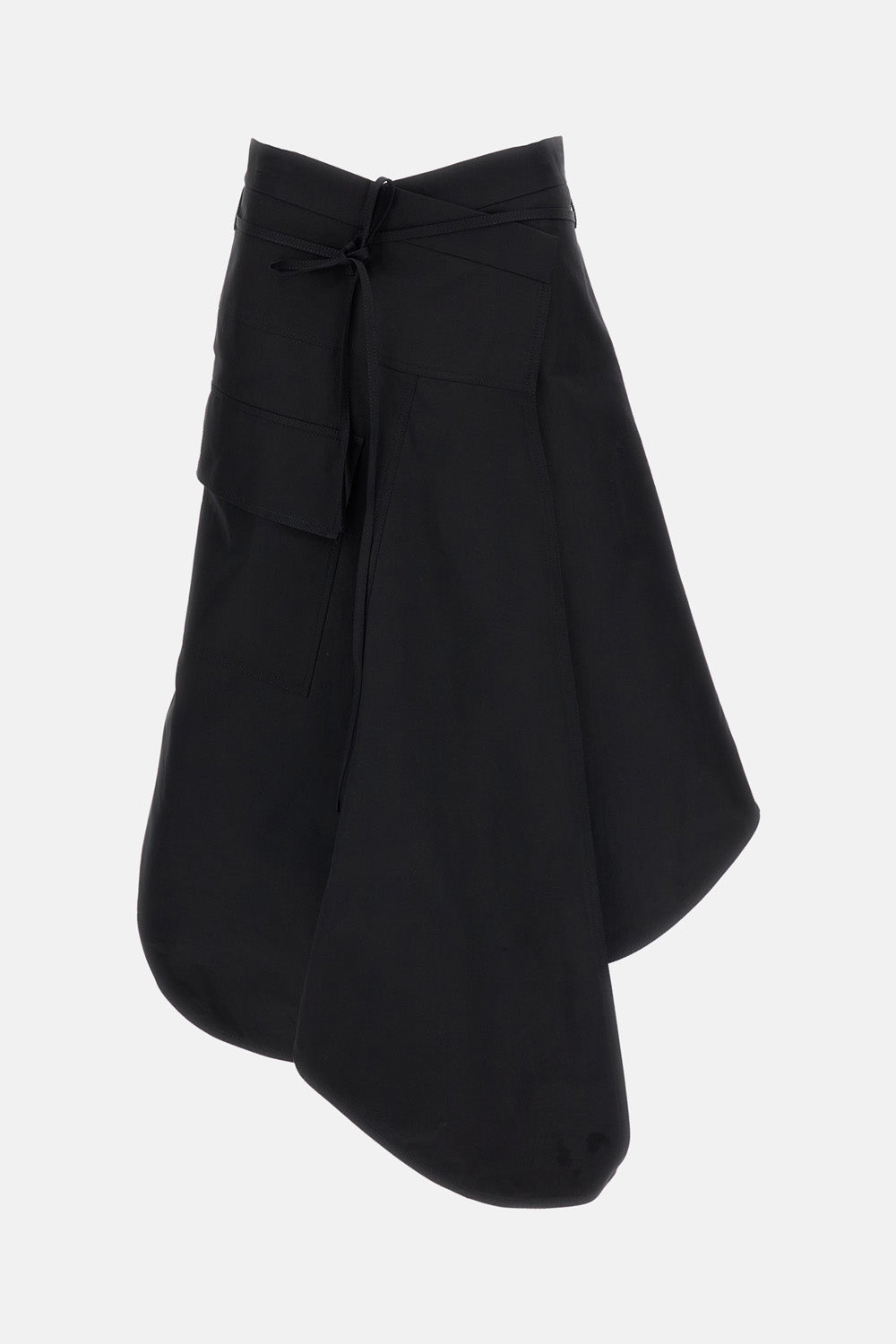 Bottega Veneta Women Cotton Midi Asymmetric Skirt