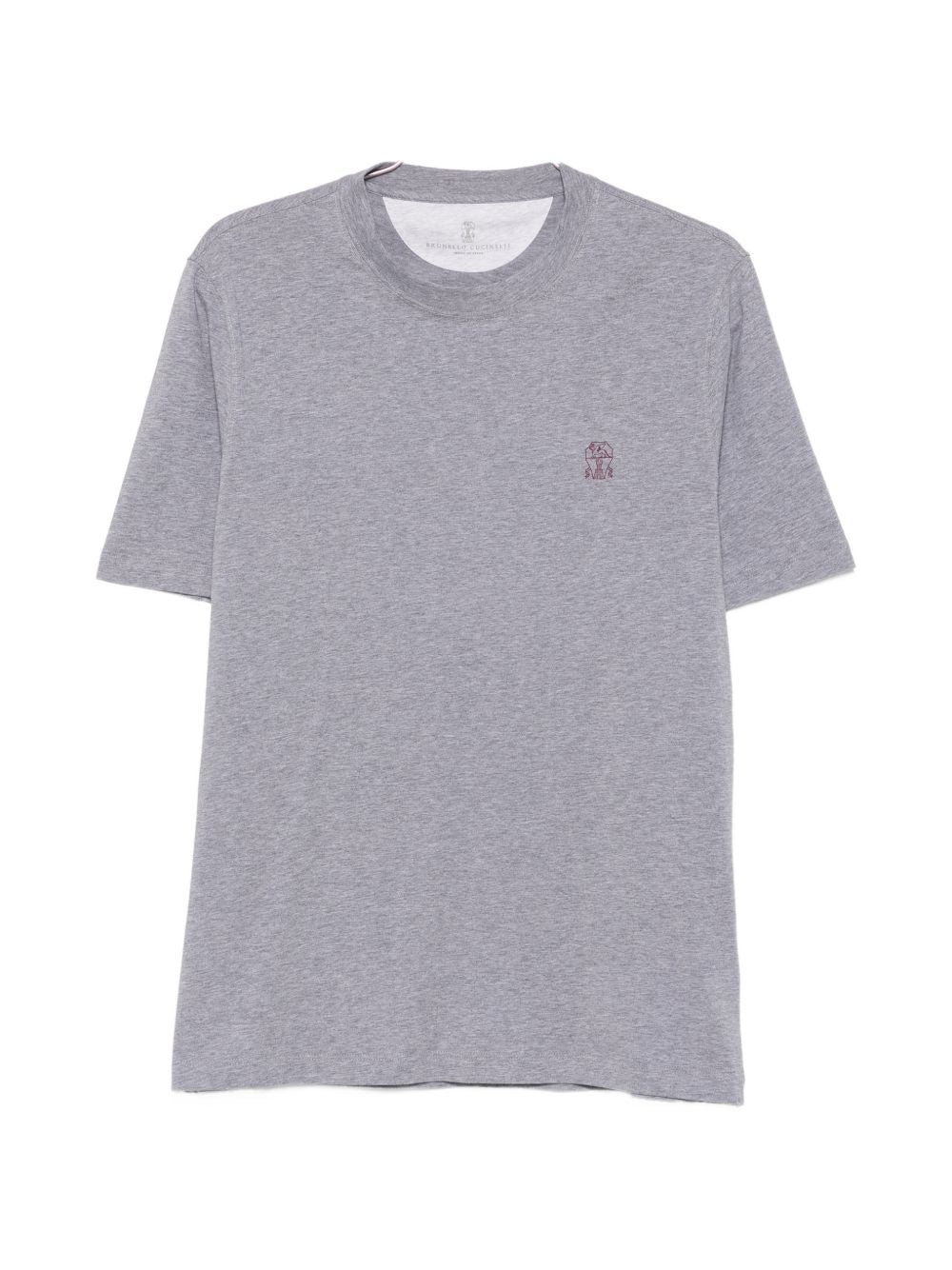 Brunello Cucinelli Men Logo Cotton T-Shirt