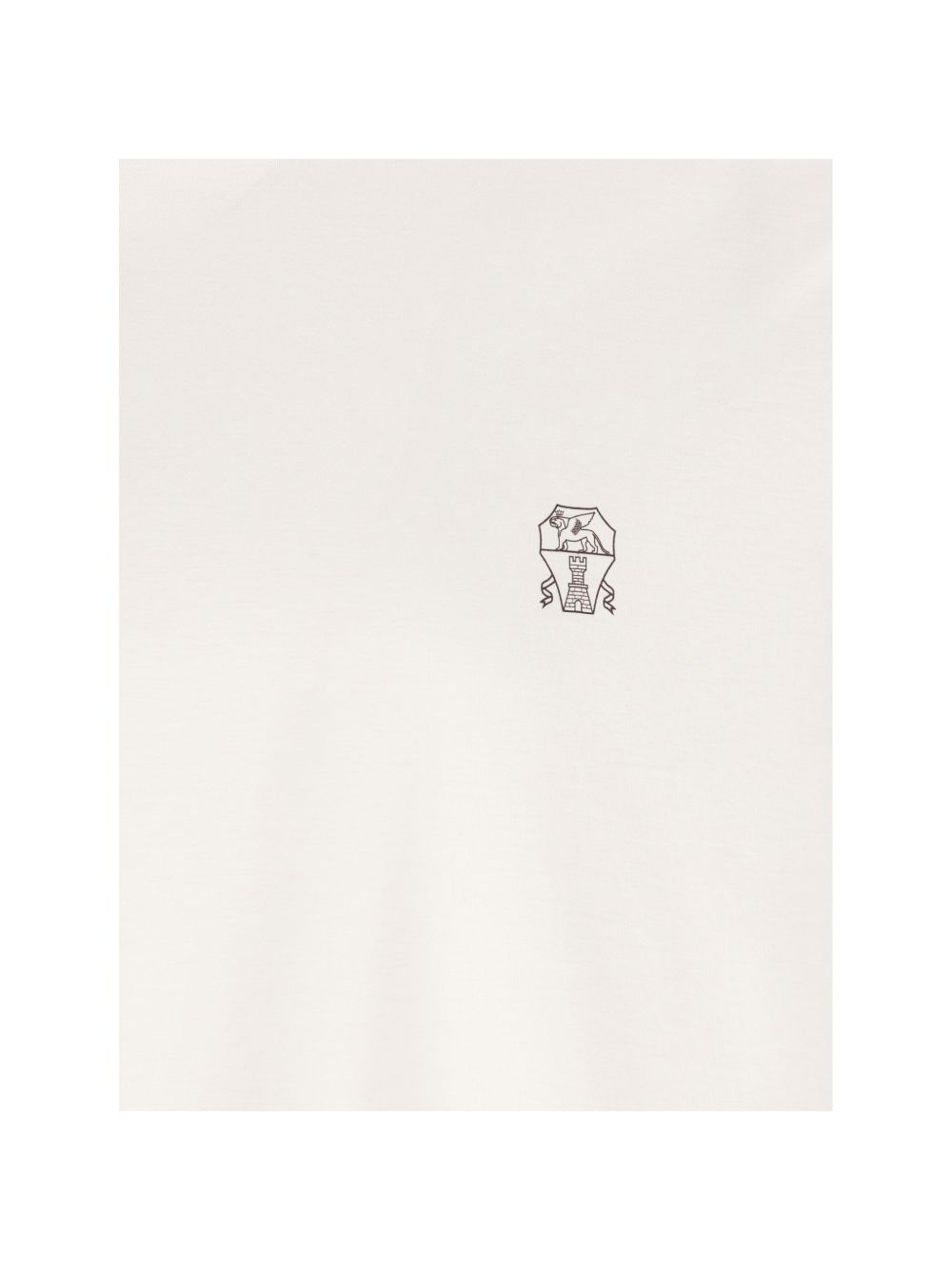 Brunello Cucinelli Men Logo Cotton T-Shirt