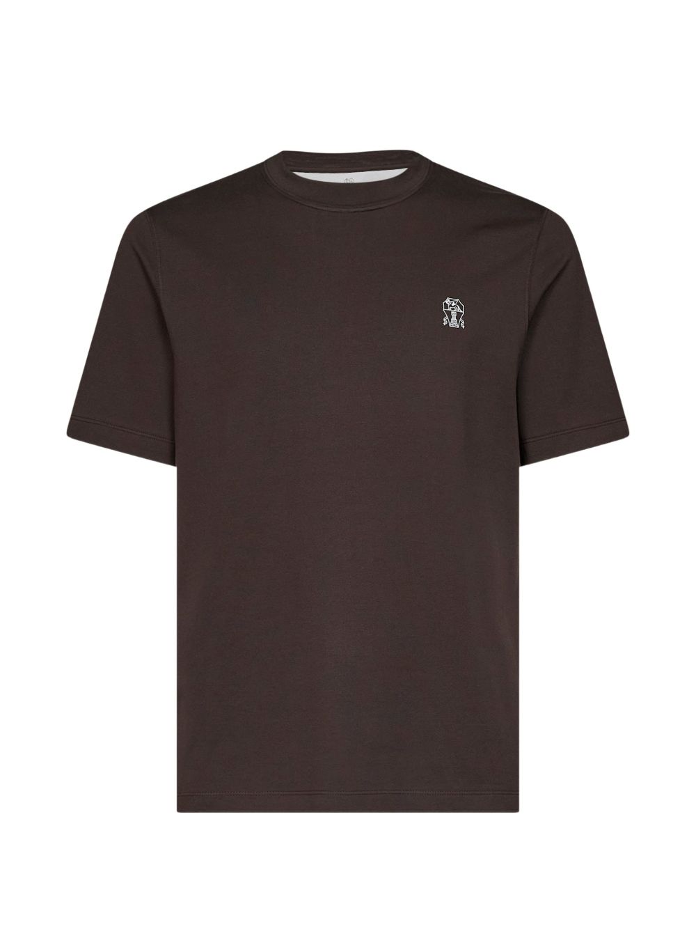 Brunello Cucinelli Men Logo Cotton T-Shirt