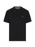 Brunello Cucinelli Men Logo Cotton T-Shirt