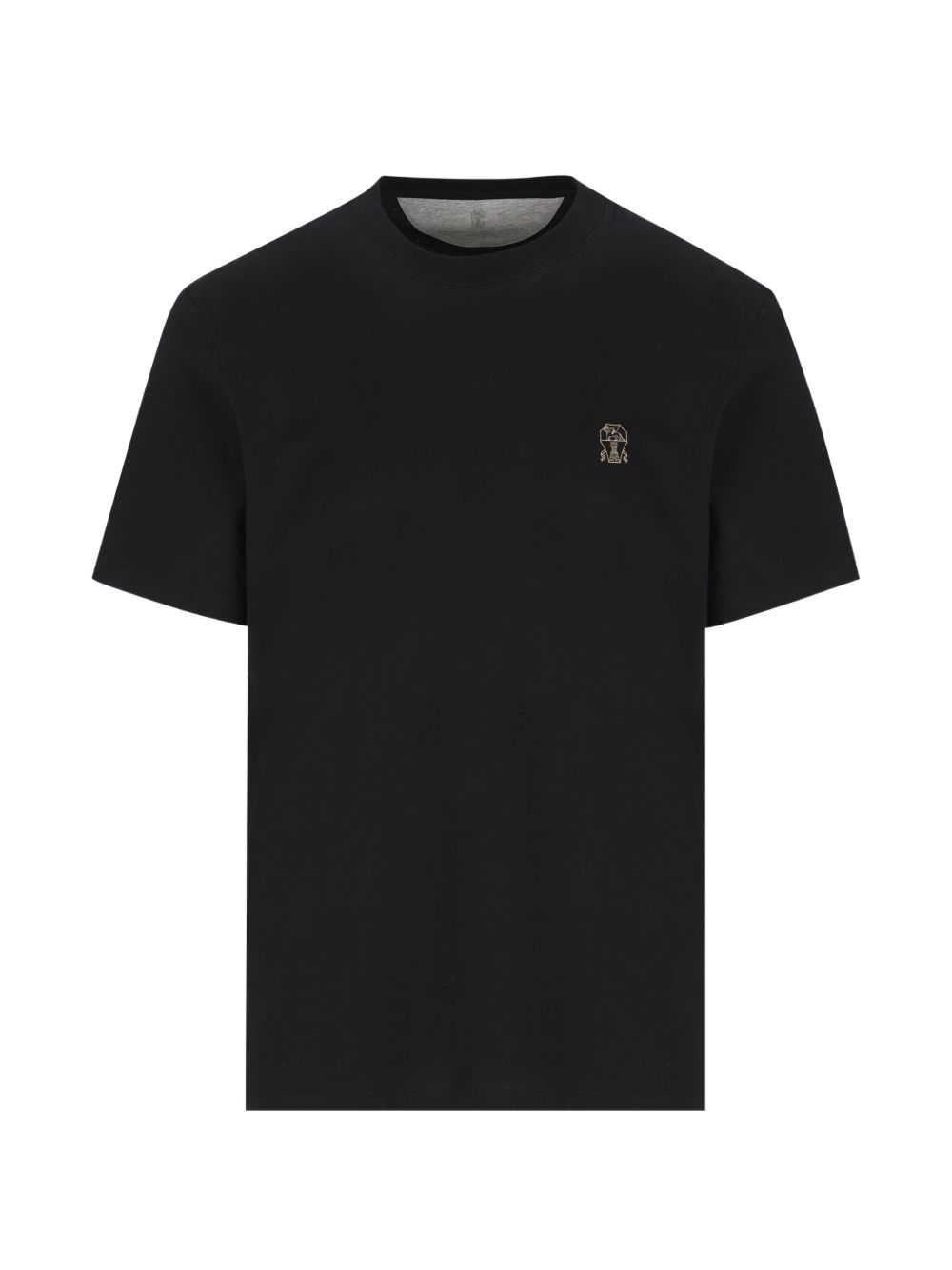 Brunello Cucinelli Men Logo Cotton T-Shirt