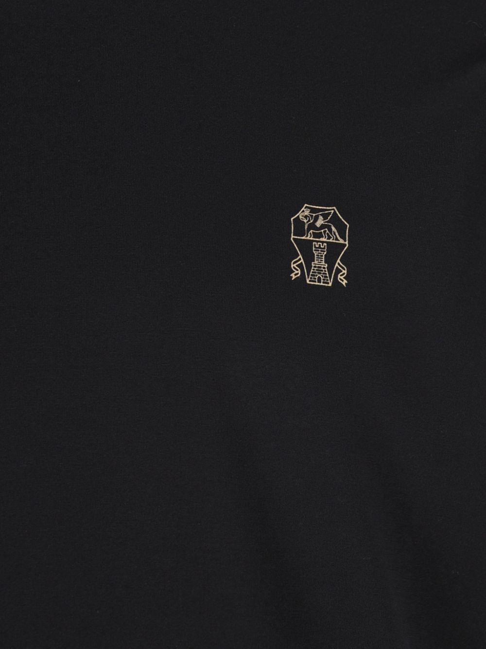 Brunello Cucinelli Men Logo Cotton T-Shirt