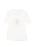 Brunello Cucinelli Men Logo Cotton T-Shirt
